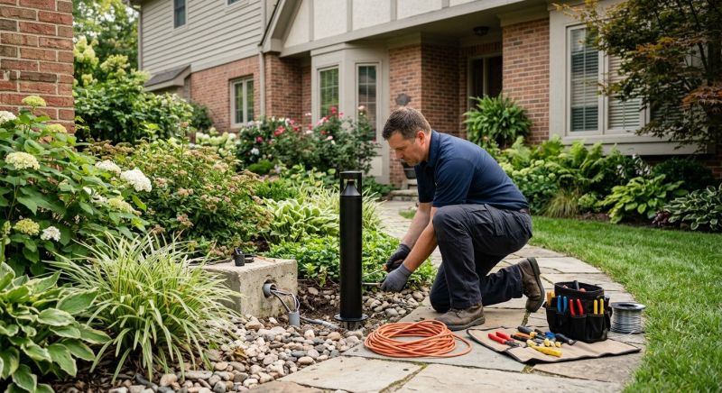 Backyard Lighting Service in Kansas City, KS